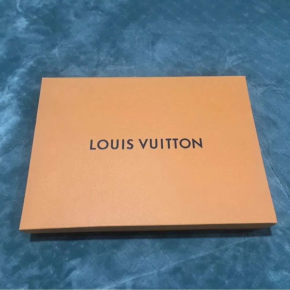 Louis Vuitton Large Magnetic Folding Gift Box‎ Orange 16x11.5x2 Storage Case